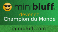 Mustapha joue au Minibluff